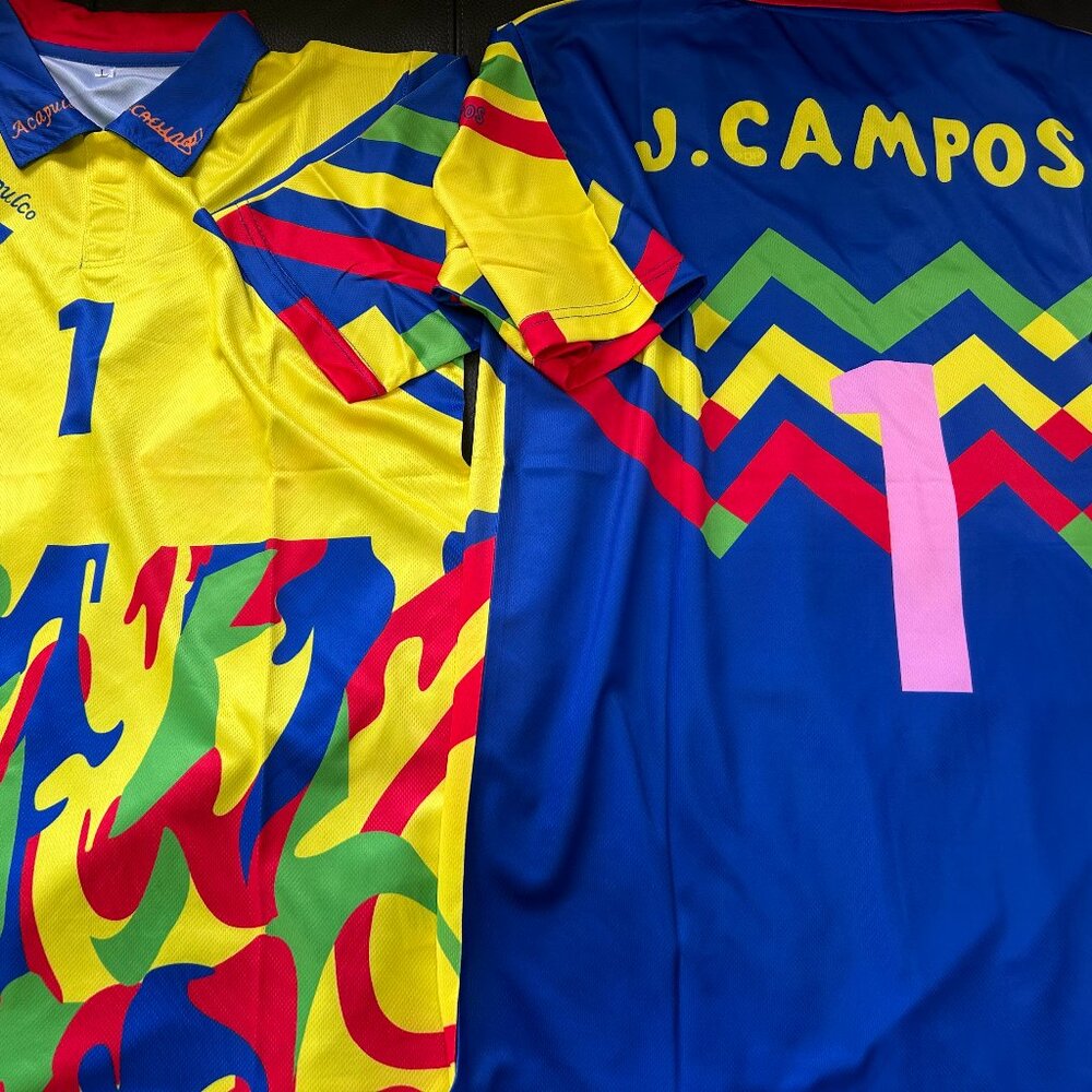 1990s MEXICO JORGE CAMPOS RETRO Nat'l Team Men's JERSEY Sz M,L,XL,2XL New w tags